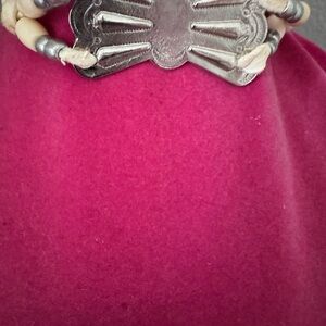 Free People Vintage Bohemian Butterfly Western necklace ivory / silver